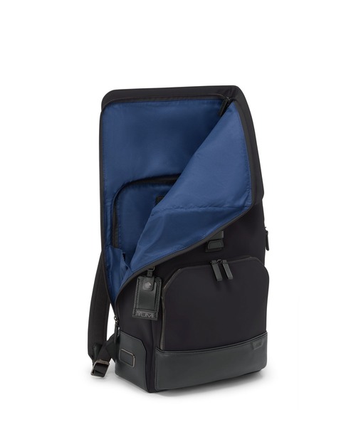 TUMI(トゥミ)の「HARRISON 「オズボーン」ロール・トップ・バックパック(A4/PC15インチまで対応)(バックパック/リュック・メンズ・ブラック・FREE)」の3枚目の写真