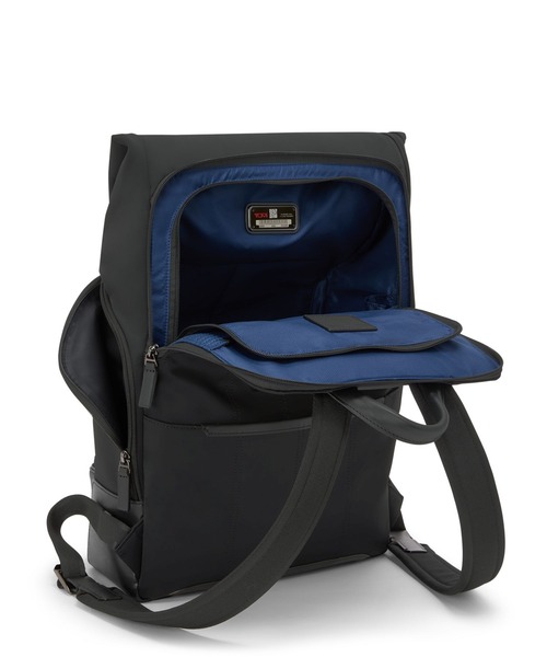 TUMI(トゥミ)の「HARRISON 「オズボーン」ロール・トップ・バックパック(A4/PC15インチまで対応)(バックパック/リュック・メンズ・ブラック・FREE)」の5枚目の写真