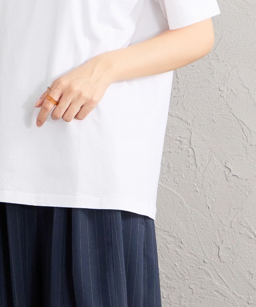 MEYAME（メヤメ）の「[MEYAME/メヤメ] SLOW WALKERS ADOBOCATE バックプリントTシャツ（Tシャツ/カットソー・レディース・グレー/ホワイト・F）」の22枚目の写真