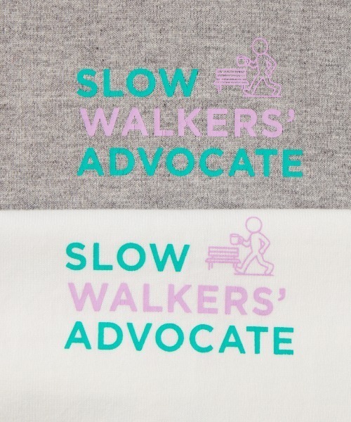 MEYAME（メヤメ）の「[MEYAME/メヤメ] SLOW WALKERS ADOBOCATE バックプリントTシャツ（Tシャツ/カットソー・レディース・グレー/ホワイト・F）」の19枚目の写真