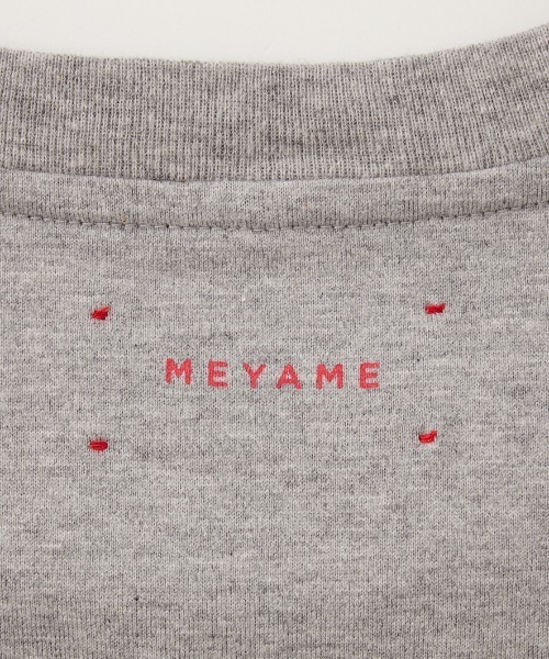 MEYAME（メヤメ）の「[MEYAME/メヤメ] SLOW WALKERS ADOBOCATE バックプリントTシャツ（Tシャツ/カットソー・レディース・グレー/ホワイト・F）」の12枚目の写真