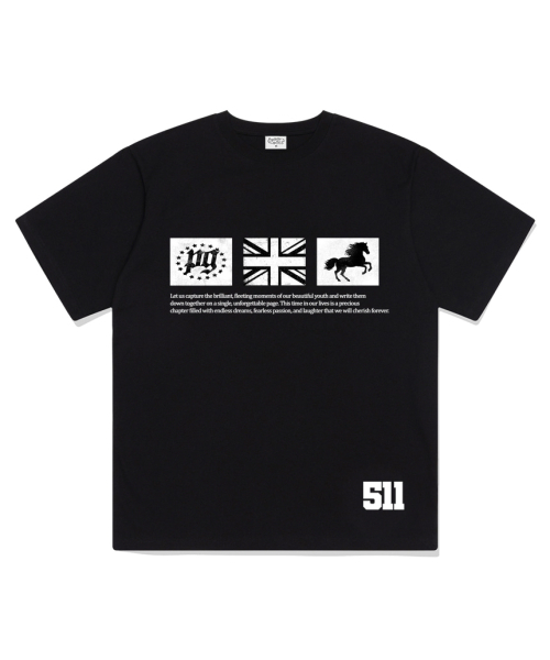 PAGESIISII（ページシシ）の「PGスタープリンティング半袖Tシャツブラック（Tシャツ/カットソー・レディース・その他・SMALL/MEDIUM/LARGE）」の2枚目の写真