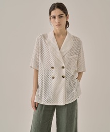 【AKIRANAKA/アキラナカ】Sylvie lace shirts WH