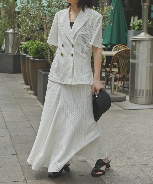 AKIRANAKA(アキラナカ)の「【AKIRANAKA/アキラナカ】Sylvie lace shirts WH(シャツ/ブラウス・レディース・ホワイト・1/2)」の16枚目の写真