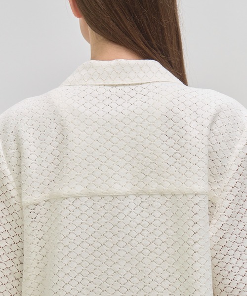 AKIRANAKA(アキラナカ)の「【AKIRANAKA/アキラナカ】Sylvie lace shirts WH(シャツ/ブラウス・レディース・ホワイト・1/2)」の10枚目の写真