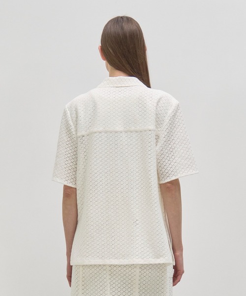 AKIRANAKA(アキラナカ)の「【AKIRANAKA/アキラナカ】Sylvie lace shirts WH(シャツ/ブラウス・レディース・ホワイト・1/2)」の8枚目の写真