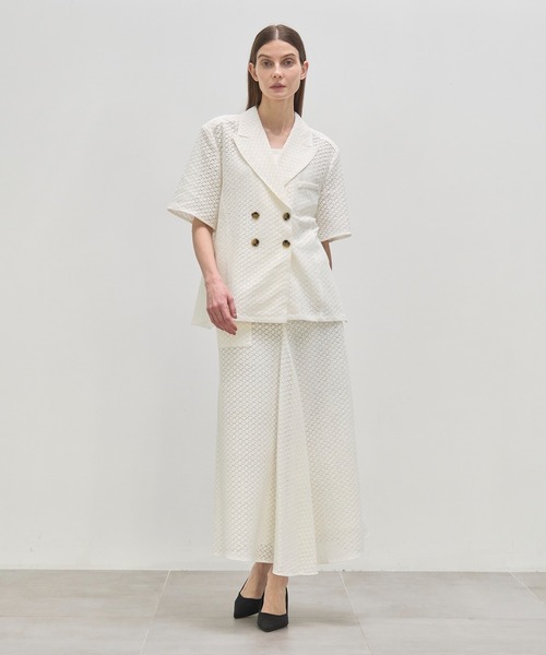 AKIRANAKA(アキラナカ)の「【AKIRANAKA/アキラナカ】Sylvie lace shirts WH(シャツ/ブラウス・レディース・ホワイト・1/2)」の5枚目の写真