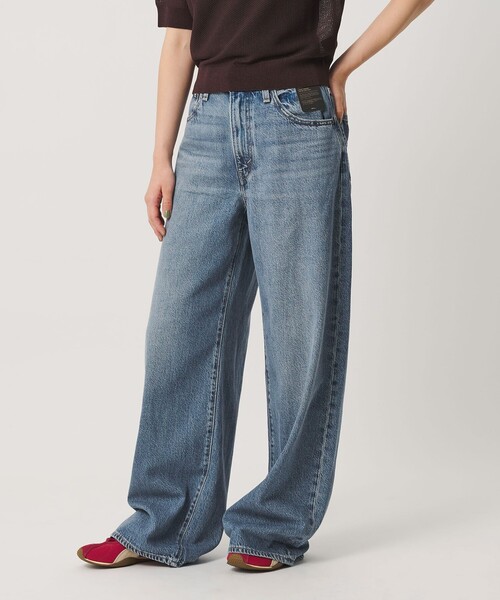 Levi's(リーバイス)の「<Levi's>CINCH ワイドデニムパンツ(デニムパンツ・レディース・ブラック/コバルトブルー・26/27/25)」の4枚目の写真