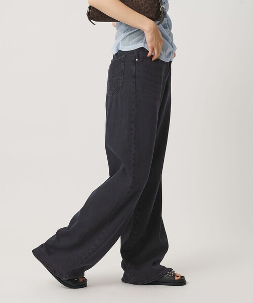 Levi's(リーバイス)の「<Levi's>CINCH ワイドデニムパンツ(デニムパンツ・レディース・ブラック/コバルトブルー・26/27/25)」の6枚目の写真
