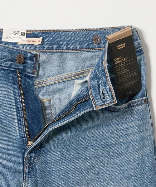 Levi's(リーバイス)の「<Levi's>CINCH ワイドデニムパンツ(デニムパンツ・レディース・ブラック/コバルトブルー・26/27/25)」の18枚目の写真