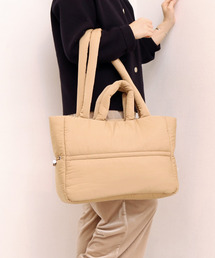 カシュカシュ cachecache / 2ハンドルパフビッグトートバッグ