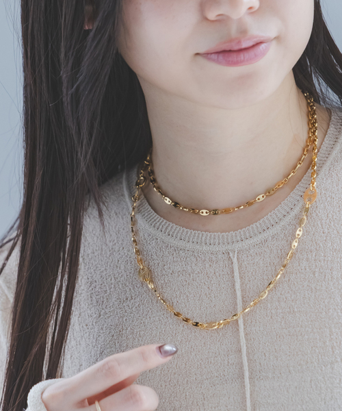 in mood(インムード)の「in mood/インムード PETITE ANCOR necklace(ゴールド)(ネックレス・レディース・ゴールド・FREE)」の2枚目の写真