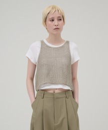Openwork Knit Tanktop