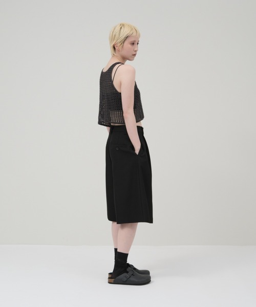 lit（リット）の「Openwork Knit Tanktop（ニット/セーター・レディース・グレイッシュベージュ/チャコールグレー/ブラック・FREE）」の18枚目の写真