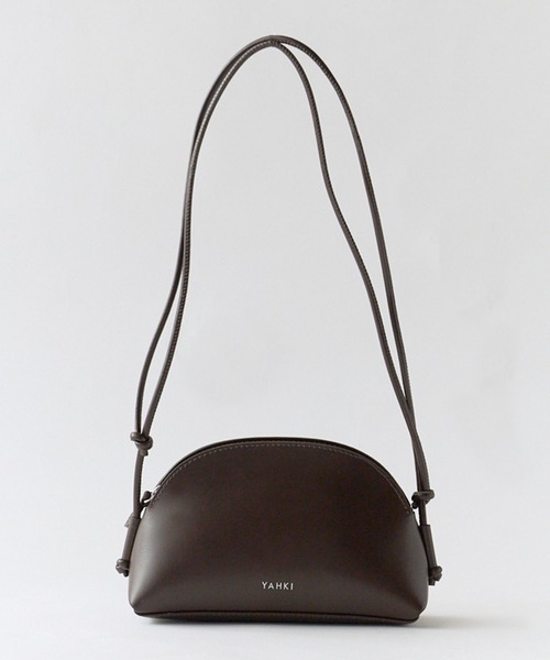 YAHKI(ヤーキ)の「YAHKI/ヤーキ CROSSBODY BAG_PURSIMMON クロスボディバッグ ショルダーバッグ レザー レディース 高級感 秋服 2026年秋冬(ショルダーバッグ・レディース・ブラック/ブラウン/オレンジ・FREE)」の18枚目の写真