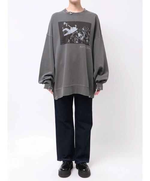 jouetie(ジュエティ)の「【KevinCummins×PosTokyo】スウェットプルオーバー(Tシャツ/カットソー・レディース・ピンク/オフホワイト/ブラック・FREE)」の10枚目の写真