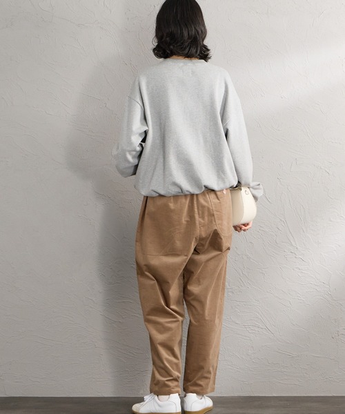 DANTON（ダントン）の「[DANTON/ダントン] ストレッチコーデュロイ イージーパンツ（その他パンツ・レディース・グレイッシュベージュ/アイボリー・36）」の8枚目の写真