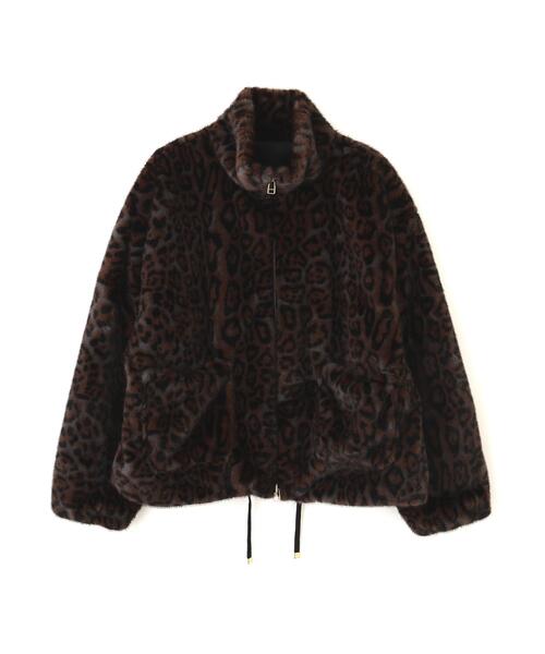 BEAVER（ビーバー）の「B omnivore/ビーオムニボー　ECO FUR BLOUSON エコファーブルゾン（ブルゾン・メンズ・ベージュ/グレー・M/L）」の2枚目の写真