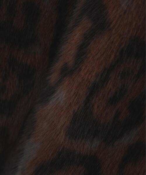 BEAVER（ビーバー）の「B omnivore/ビーオムニボー　ECO FUR BLOUSON エコファーブルゾン（ブルゾン・メンズ・ベージュ/グレー・M/L）」の6枚目の写真