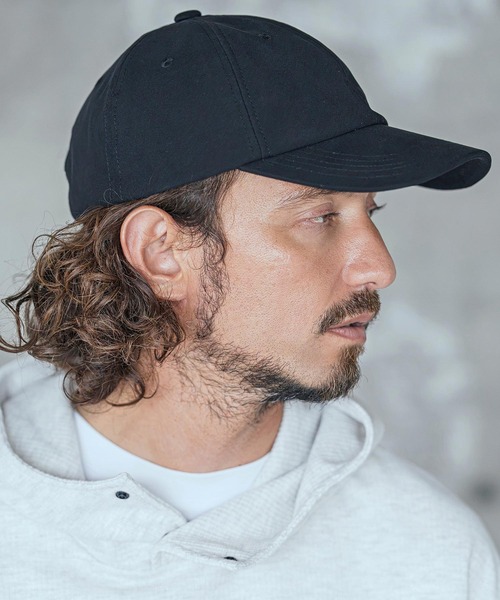 CAMBIO(カンビオ)の「mko13755-Simple Long Visor Cap ロングバイザーキャップ(NF-262-BO003)(キャップ・メンズ・チャコールグレー/ブラック/ダークベージュ・M/L)」の9枚目の写真