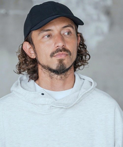 CAMBIO(カンビオ)の「mko13755-Simple Long Visor Cap ロングバイザーキャップ(NF-262-BO003)(キャップ・メンズ・チャコールグレー/ブラック/ダークベージュ・M/L)」の11枚目の写真