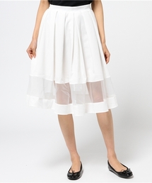 one after another NICE CLAUP | 【ナイスクラップ】シースルー切替タックスカート(スカート)