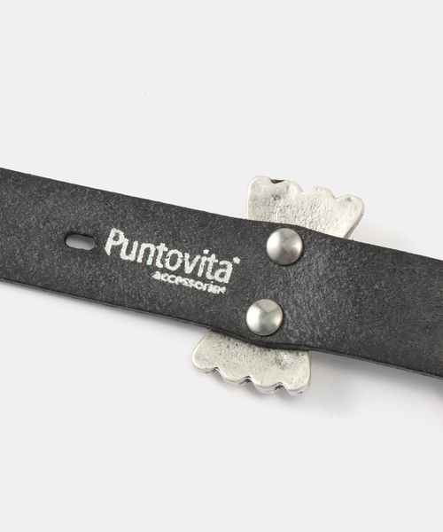 FRAMeWORK(フレームワーク)の「PUNTOVITA / プントヴィータ 別注CONCHO BELT LARGE(ベルト・レディース・ブラック/キャメル・FREE)」の8枚目の写真