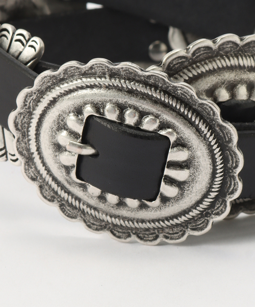 FRAMeWORK(フレームワーク)の「PUNTOVITA / プントヴィータ 別注CONCHO BELT LARGE(ベルト・レディース・ブラック/キャメル・FREE)」の10枚目の写真