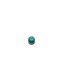 Chick（チック）の「MORPH モルフ スワロフスキーボディピアスキャッチ 14ゲージ 6mm BLACK（ピアス（片耳用））」