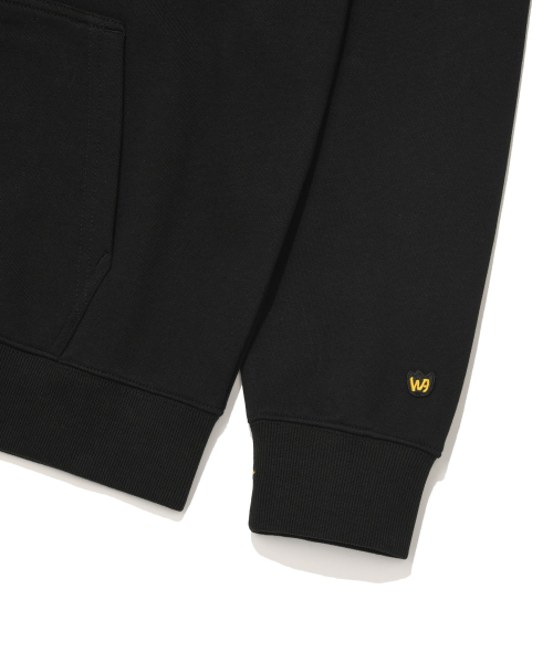 Wacky WiLLy(ワッキーウィリー)の「WKWY タイポ フードパーカー ブラック(パーカー・レディース・その他・X-SMALL/SMALL/MEDIUM/LARGE/X-LARGE)」の7枚目の写真