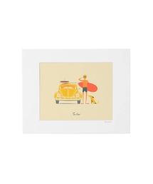 GREENROOM（グリーンルーム）の「【NICK KUCHAR / ニック・カッチャー】SURF CHECK マットプリント(11×14 inch)（ポスター/アート）」