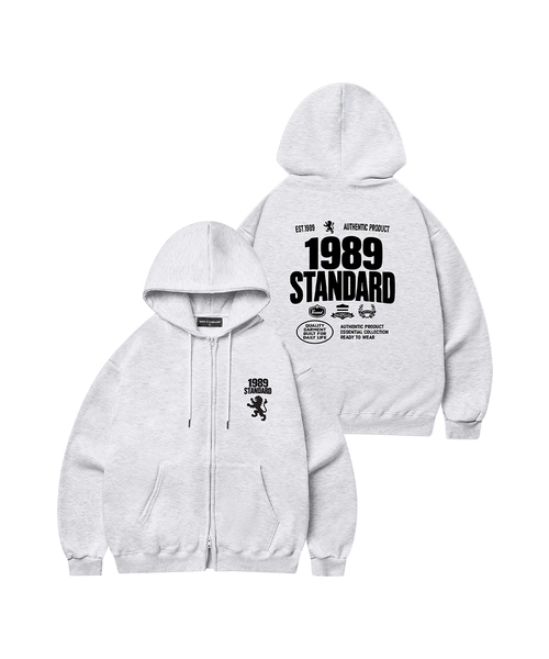 1989STANDARD(1989スタンダード)の「1989 COLLECTION フードパーカー (STJSTD-0275)(パーカー・メンズ・ライトグレー/ブラック/ダークグレー・X-LARGE/LARGE/MEDIUM)」の2枚目の写真