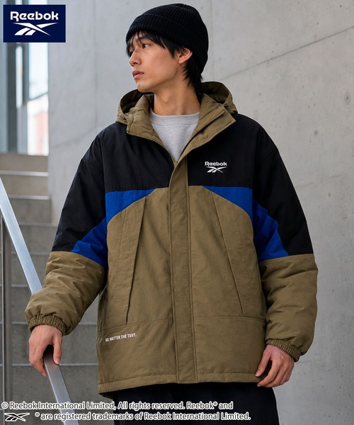 Reebok（リーボック）の「Reebok リーボック メンズマウンテンパーカー 中綿 裏地ダイヤキルト 刺繍ロゴ（マウンテンパーカー・メンズ・ターコイズブルー/カーキ/グレー/ブラック・M/LL/L）」の18枚目の写真