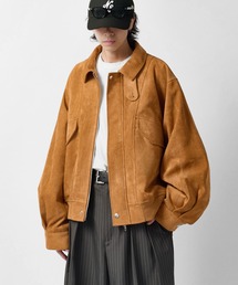 Lui's（ルイス）の「【Neucon】VINTAGE SUEDE A-2 ZIP BLOUSON   ヴィンテージスエードA2ジップブルゾン   ジャケット（ブルゾン）」