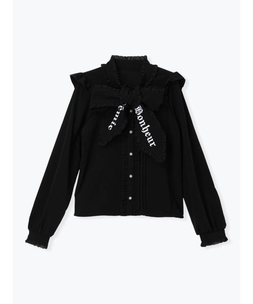 NOEMIE(ノエミー)の「ゴシックシフォンフリルボウタイブラウス(シャツ/ブラウス・レディース・オフホワイト/B/ブラック・M)」の14枚目の写真