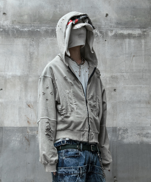 ROARINGRAD(ロアリングラド)の「デミジクロップフードジップアップサンド(パーカー・レディース・その他・MEDIUM/LARGE)」の1枚目の写真
