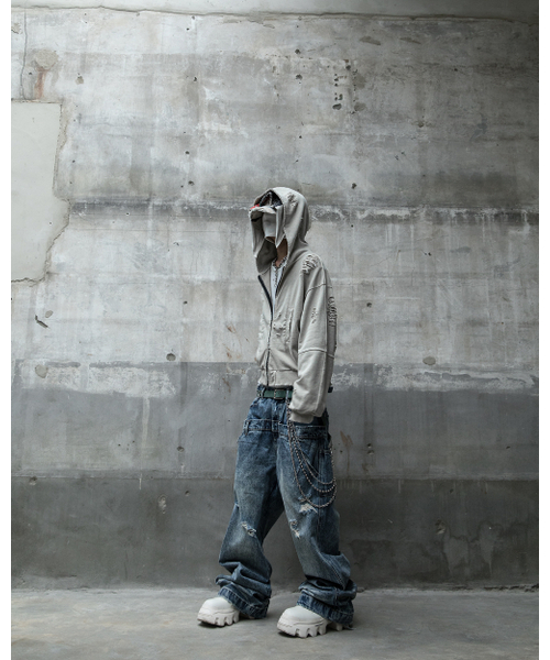 ROARINGRAD(ロアリングラド)の「デミジクロップフードジップアップサンド(パーカー・レディース・その他・MEDIUM/LARGE)」の2枚目の写真
