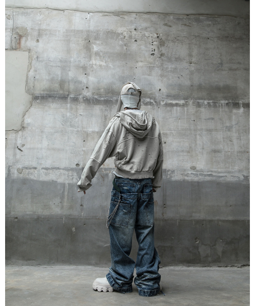 ROARINGRAD(ロアリングラド)の「デミジクロップフードジップアップサンド(パーカー・レディース・その他・MEDIUM/LARGE)」の4枚目の写真