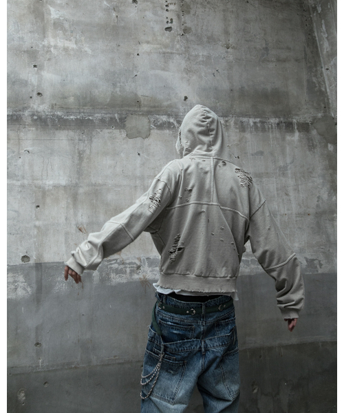 ROARINGRAD(ロアリングラド)の「デミジクロップフードジップアップサンド(パーカー・レディース・その他・MEDIUM/LARGE)」の7枚目の写真