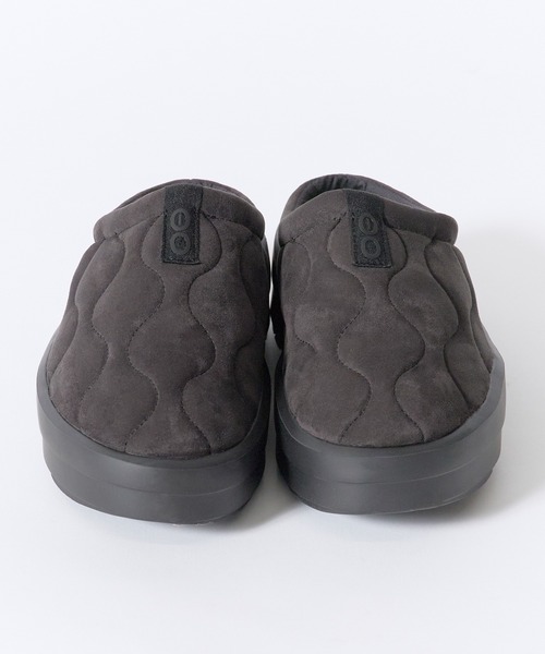 OOFOS(ウーフォス)の「OOFOS/ウーフォス OOcOOzie Platform Posh Mule リカバリーバックレスミュール サンダル スエード スポーツ アウトドア メンズ 2026年秋冬(サンダル・レディース・ブラック・23cm/24cm/25cm)」の12枚目の写真