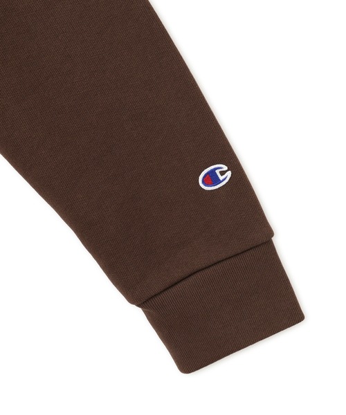 Champion(チャンピオン)の「【Champion for ADAM ET ROPE'】別注ZIP HOODIE(パーカー・レディース・ライトグレー/サックスブルー/ブラウン/ブラック・FREE)」の7枚目の写真