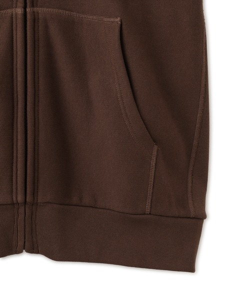 Champion(チャンピオン)の「【Champion for ADAM ET ROPE'】別注ZIP HOODIE(パーカー・レディース・ライトグレー/サックスブルー/ブラウン/ブラック・FREE)」の8枚目の写真