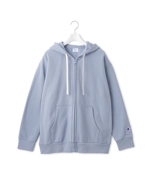 Champion(チャンピオン)の「【Champion for ADAM ET ROPE'】別注ZIP HOODIE(パーカー・レディース・ライトグレー/サックスブルー/ブラウン/ブラック・FREE)」の15枚目の写真