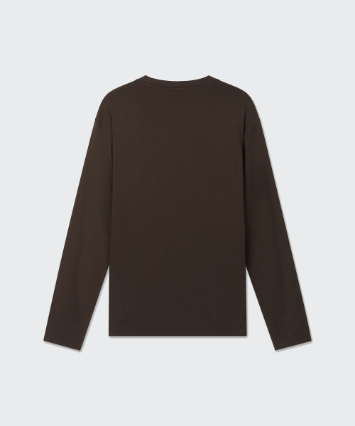 MUSINSA STANDARD（ムシンサスタンダード）の「[リカバリー] 長袖パンツセット [ブラウン]（Tシャツ/カットソー・レディース・その他・MEDIUM/LARGE/X-LARGE/2XL）」の5枚目の写真