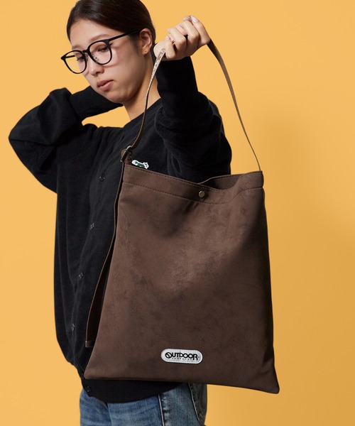 OUTDOOR PRODUCTS(アウトドアプロダクツ)の「OUTDOOR PRODUCTS/アウトドアプロダクツ Jacquard Tape Tote トートバック ジャガード ユニセックス ベーシック カジュアル アウトドア 2026秋冬(トートバッグ・メンズ・ブラック/ブラウン/アイボリー・FREE)」の1枚目の写真