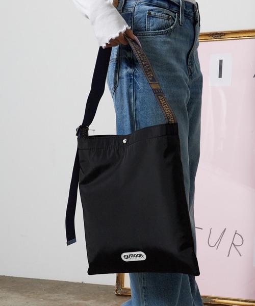 OUTDOOR PRODUCTS(アウトドアプロダクツ)の「OUTDOOR PRODUCTS/アウトドアプロダクツ Jacquard Tape Tote トートバック ジャガード ユニセックス ベーシック カジュアル アウトドア 2026秋冬(トートバッグ・メンズ・ブラック/ブラウン/アイボリー・FREE)」の22枚目の写真