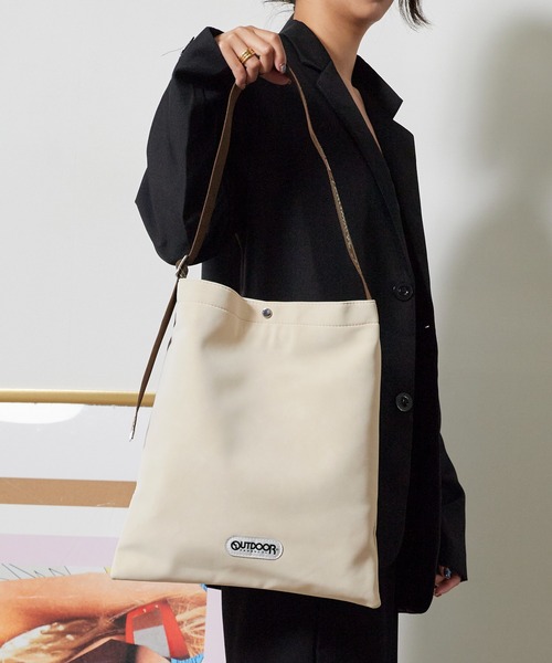 OUTDOOR PRODUCTS(アウトドアプロダクツ)の「OUTDOOR PRODUCTS/アウトドアプロダクツ Jacquard Tape Tote トートバック ジャガード ユニセックス ベーシック カジュアル アウトドア 2026秋冬(トートバッグ・メンズ・ブラック/ブラウン/アイボリー・FREE)」の16枚目の写真