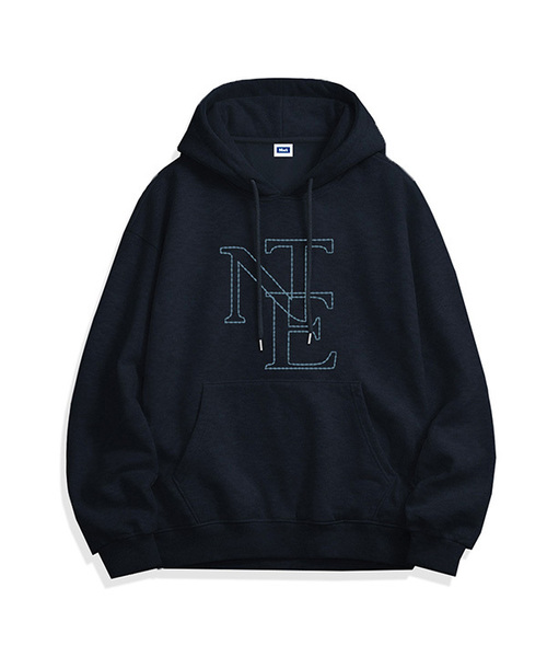 NTET(エンティーイーティー)の「NTE ステッチフーディ(5色)(パーカー・メンズ・ホワイト/ライトグレー/ブラック/ネイビー/グレー・SMALL/MEDIUM/LARGE/X-LARGE)」の5枚目の写真