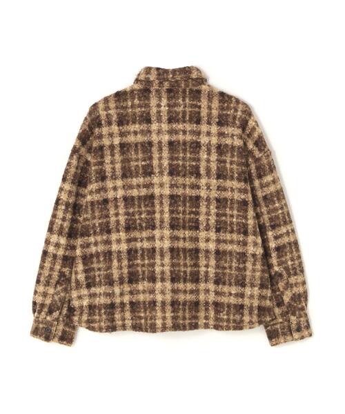 DANKE SCHON(ダンケシェーン)の「【WEB&DEPOT限定】DankeSchon/ダンケシェーン/BOUCLE SHIRTS(シャツ/ブラウス・メンズ・ブラック/ブラウン/パープル系・L/M)」の13枚目の写真