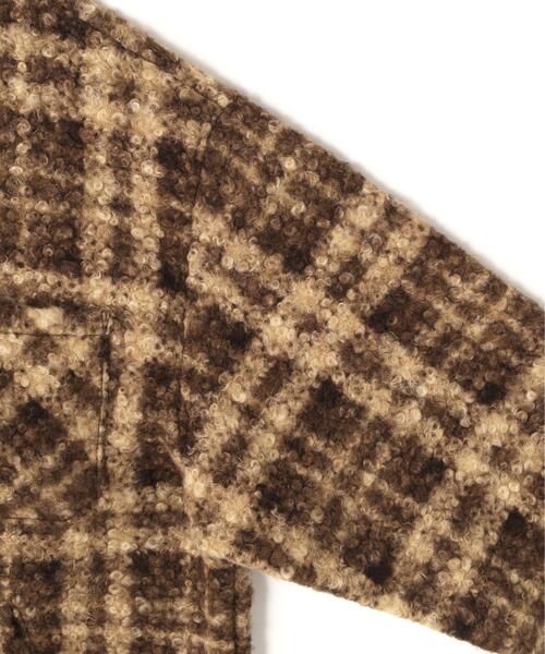 DANKE SCHON(ダンケシェーン)の「【WEB&DEPOT限定】DankeSchon/ダンケシェーン/BOUCLE SHIRTS(シャツ/ブラウス・メンズ・ブラック/ブラウン/パープル系・L/M)」の7枚目の写真